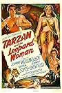 Acquanetta, Johnny Sheffield, and Johnny Weissmuller in Tarzan and the Leopard Woman (1946)