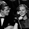 Deanna Durbin and Dan Duryea in Lady on a Train (1945)