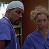 Alex Kingston and Eriq La Salle in ER (1994)