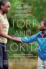 Pablo Schils and Joely Mbundu in Tori and Lokita (2022)