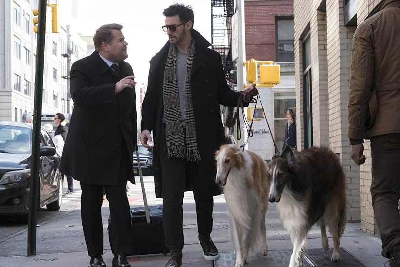 Richard Armitage and James Corden in Ocean's Eight (2018)