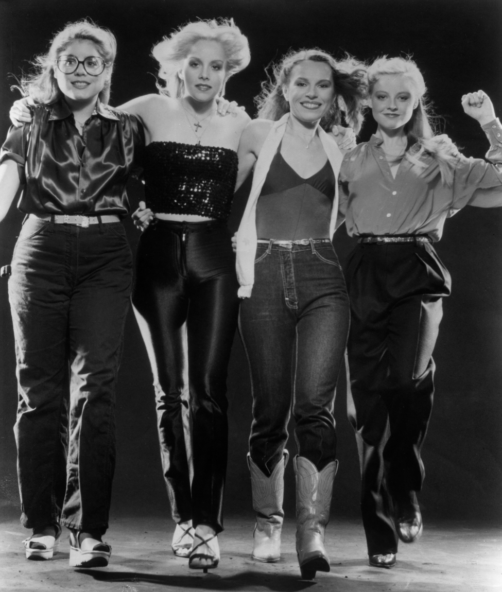 Jodie Foster, Cherie Currie, Marilyn Kagan, and Kandice Stroh in Foxes (1980)