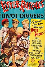 Darla Hood, Eugene 'Porky' Lee, George 'Spanky' McFarland, Carl 'Alfalfa' Switzer, and Billie 'Buckwheat' Thomas in Divot Diggers (1936)