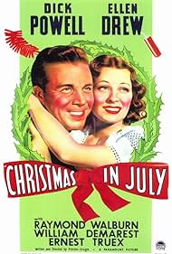 Ellen Drew, Dick Powell, and June Preston in Christmas in July (1940)