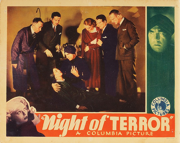 Bela Lugosi, Sally Blane, Wallace Ford, Mary Frey, Otto Hoffman, Tully Marshall, George Meeker, and Bryant Washburn in Night of Terror (1933)