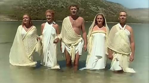 Maria Kavoyianni, Kostas Koklas, Iro Mane, Ketty Konstadinou, and Hristos Hatzipanagiotis in Episode #2.34 (2000)