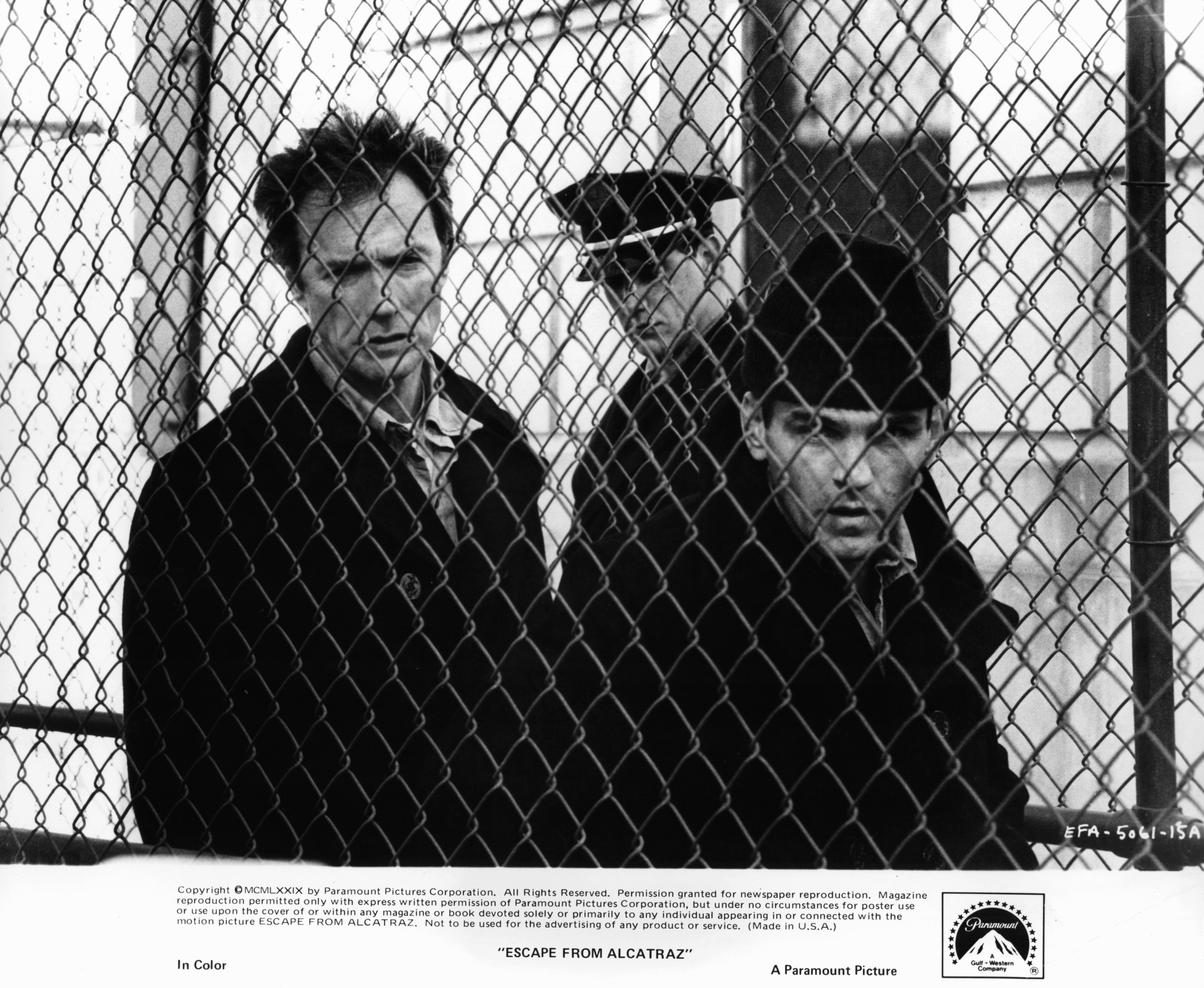 Clint Eastwood and Jack Thibeau in Escape from Alcatraz (1979)