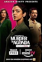 Kubbra Sait, Shriya Pilgaonkar, and Aasif Khan in Murder in Agonda (2022)