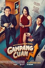 Anya Geraldine, Alzi Markers, and Vino G. Bastian in Gampang Cuan (2023)