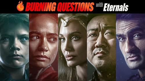 IMDb asks 'Eternals' stars Angelina Jolie, Kumail Nanjiani, Lauren Ridloff, Don Lee, Lia McHugh, and director Chloé Zhao about their on-screen superpowers, comedy behind the scenes, how they became superheroes, and more.