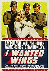 William Holden, Veronica Lake, Ray Milland, and Brian Donlevy in I Wanted Wings (1941)