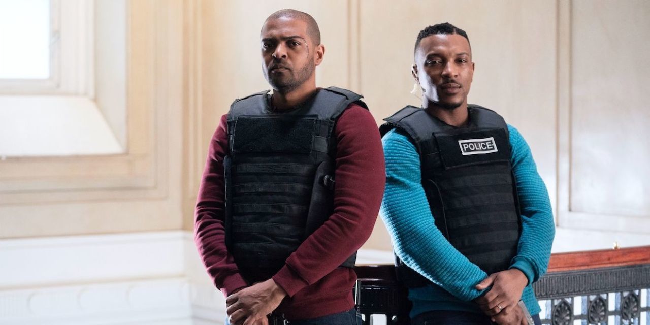 Noel Clarke and Ashley Walters in Bulletproof (2018)