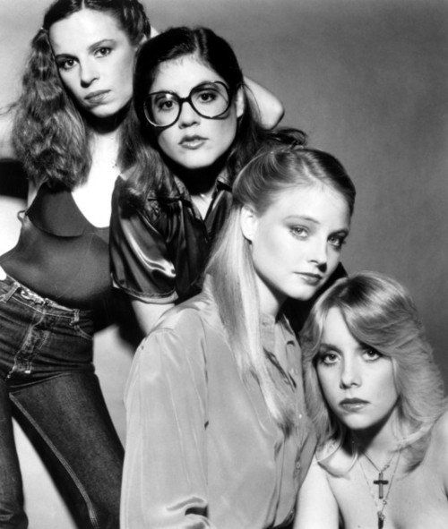 Jodie Foster, Cherie Currie, Marilyn Kagan, and Kandice Stroh in Foxes (1980)