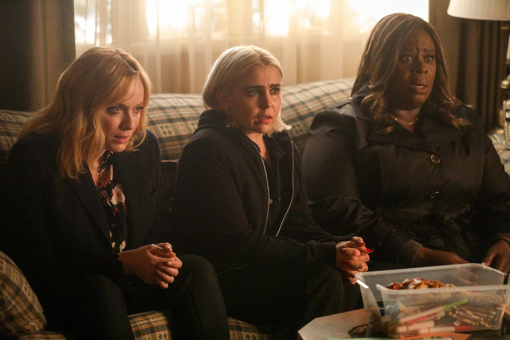 Christina Hendricks, Retta, and Mae Whitman in Good Girls (2018)