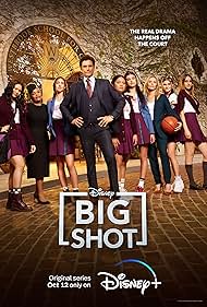 John Stamos, Jessalyn Gilsig, Sara Echeagaray, Yvette Nicole Brown, Sophia Mitri Schloss, Cricket Wampler, Tisha Custodio, Tiana Le, and Nell Verlaque in Big Shot (2021)