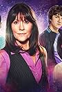 Elisabeth Sladen, Daniel Anthony, Tommy Knight, and Anjli Mohindra in Farewell, Sarah Jane (2020)