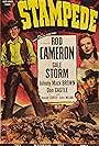 Johnny Mack Brown, Rod Cameron, and Gale Storm in Stampede (1949)