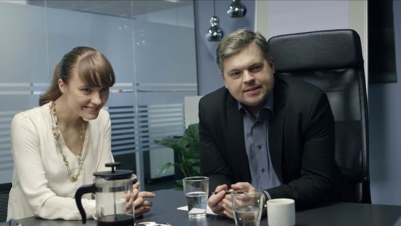 Morten Jørgensen and Amanda Collin in Banken: New Normal (2014)