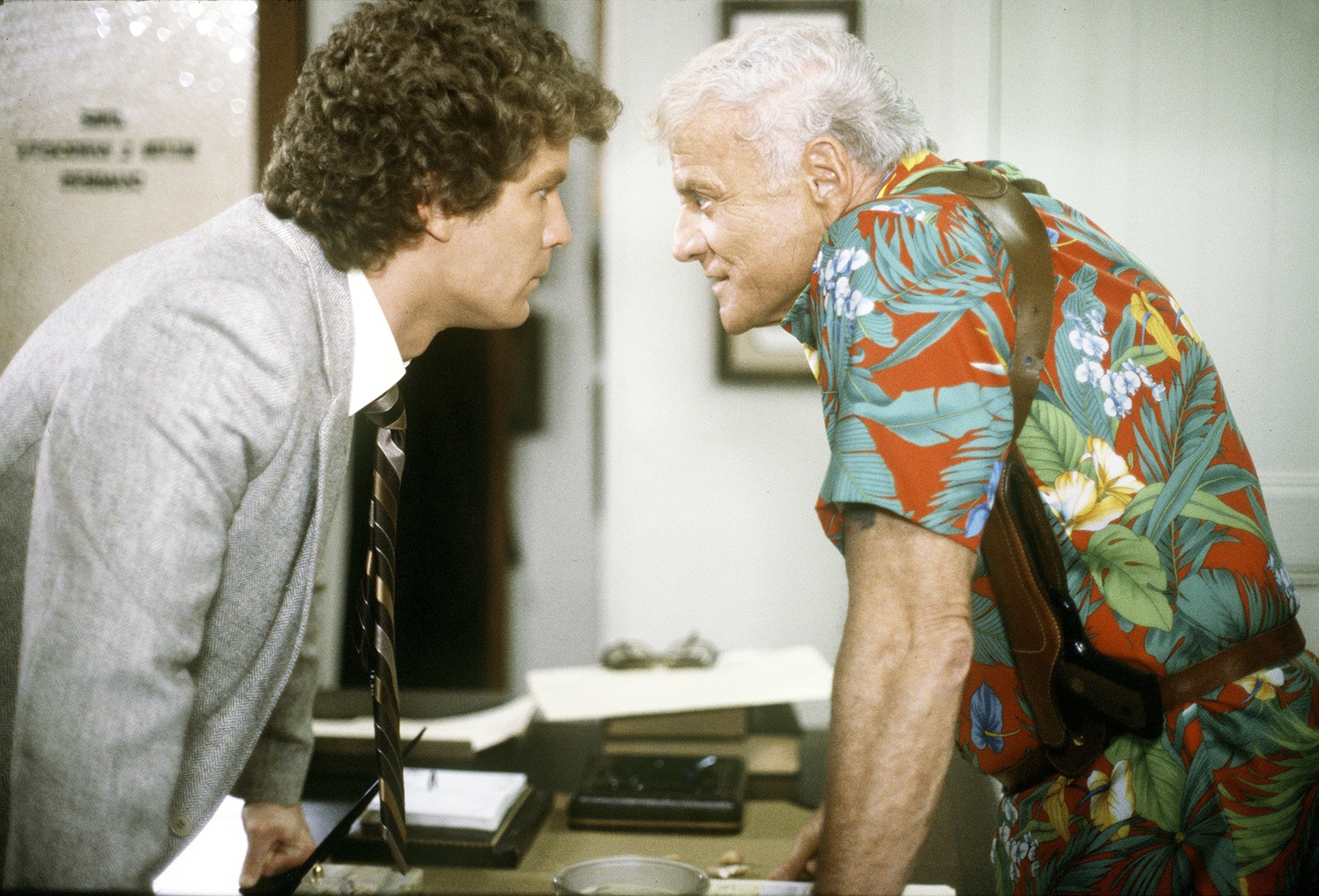 Brian Keith and Daniel Hugh Kelly in Hardcastle and McCormick (1983)