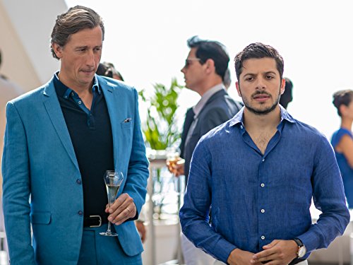 Dimitri Leonidas and Nicholas Rowe in Riviera (2017)