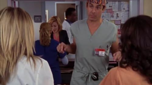 Sarah Chalke, Robert Maschio, and Judy Reyes in Scrubs (2001)