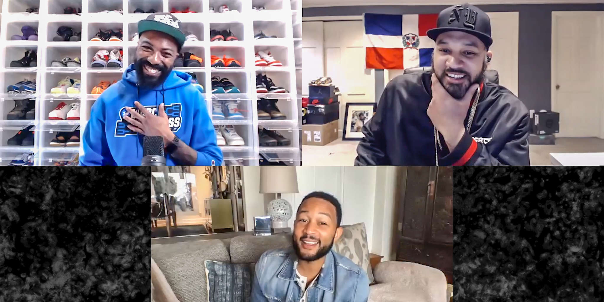 John Legend, The Kid Mero, and Desus Nice in Stay At Home Dad Jokes (2020)