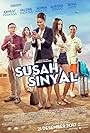 Adinia Wirasti, Valerie Thomas, Ernest Prakasa, Refal Hady, and Aurora Ribero in Susah Sinyal (2017)