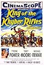 Tyrone Power, Terry Moore, and Michael Rennie in King of the Khyber Rifles (1953)