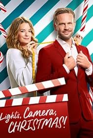 John Brotherton and Kimberley Sustad in Lights, Camera, Christmas! (2022)