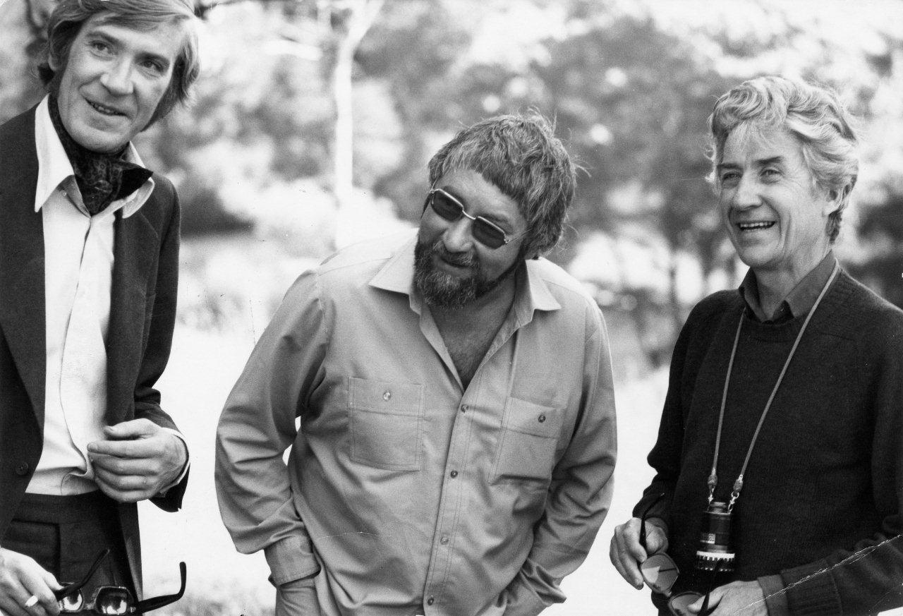 David Warner, David Mercer, and Alain Resnais in Providence (1977)