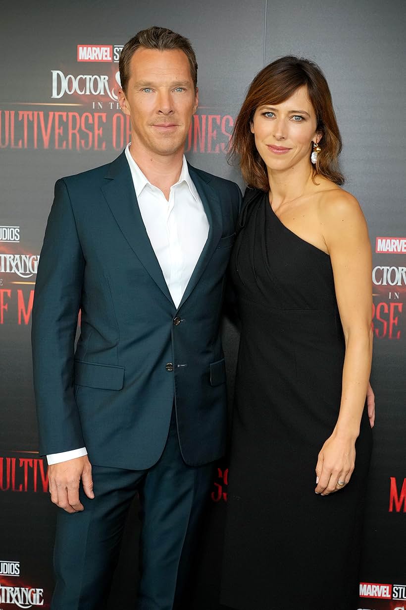 Benedict Cumberbatch and Sophie Hunter at an event for Doctor Strange in the Multiverse of Madness (2022)