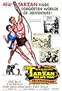 Robert Douglas, Joanna Barnes, and Denny Miller in Tarzan, the Ape Man (1959)