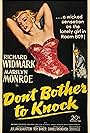 Marilyn Monroe and Richard Widmark in Don't Bother to Knock (1952)