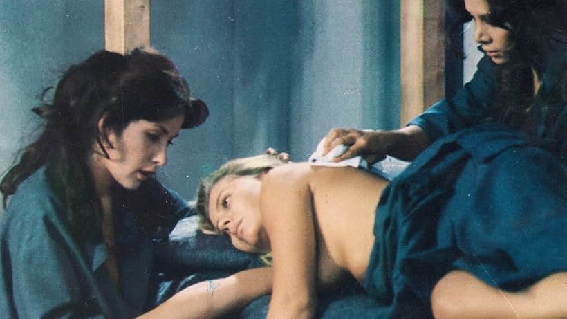 Caterina Barbero, Antiniska Nemour, and Daniela Poggi in The Gestapo's Last Orgy (1977)