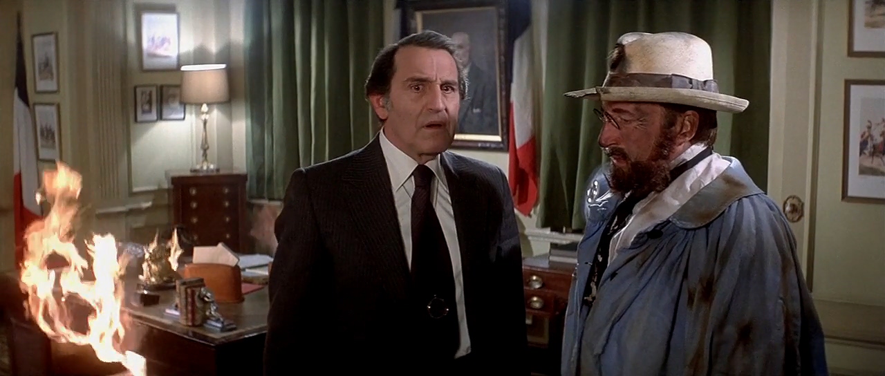 Peter Sellers and Douglas Wilmer in Revenge of the Pink Panther (1978)