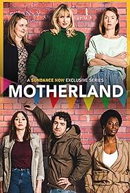 Tanya Moodie, Lucy Punch, Paul Ready, Anna Maxwell Martin, Diane Morgan, and Philippa Dunne in Motherland (2016)