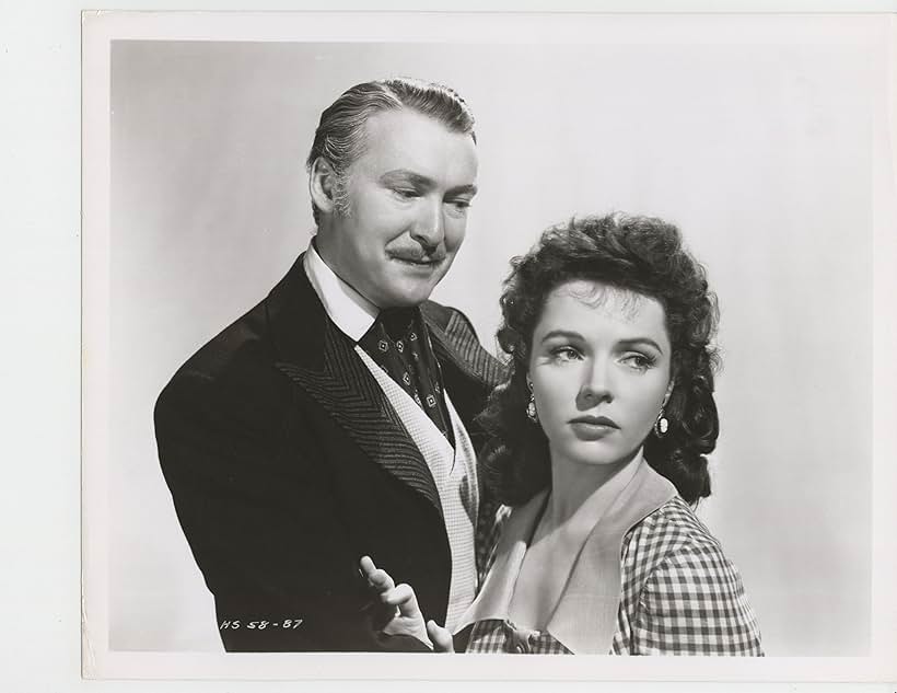 Albert Dekker and Jane Wyatt in The Kansan (1943)