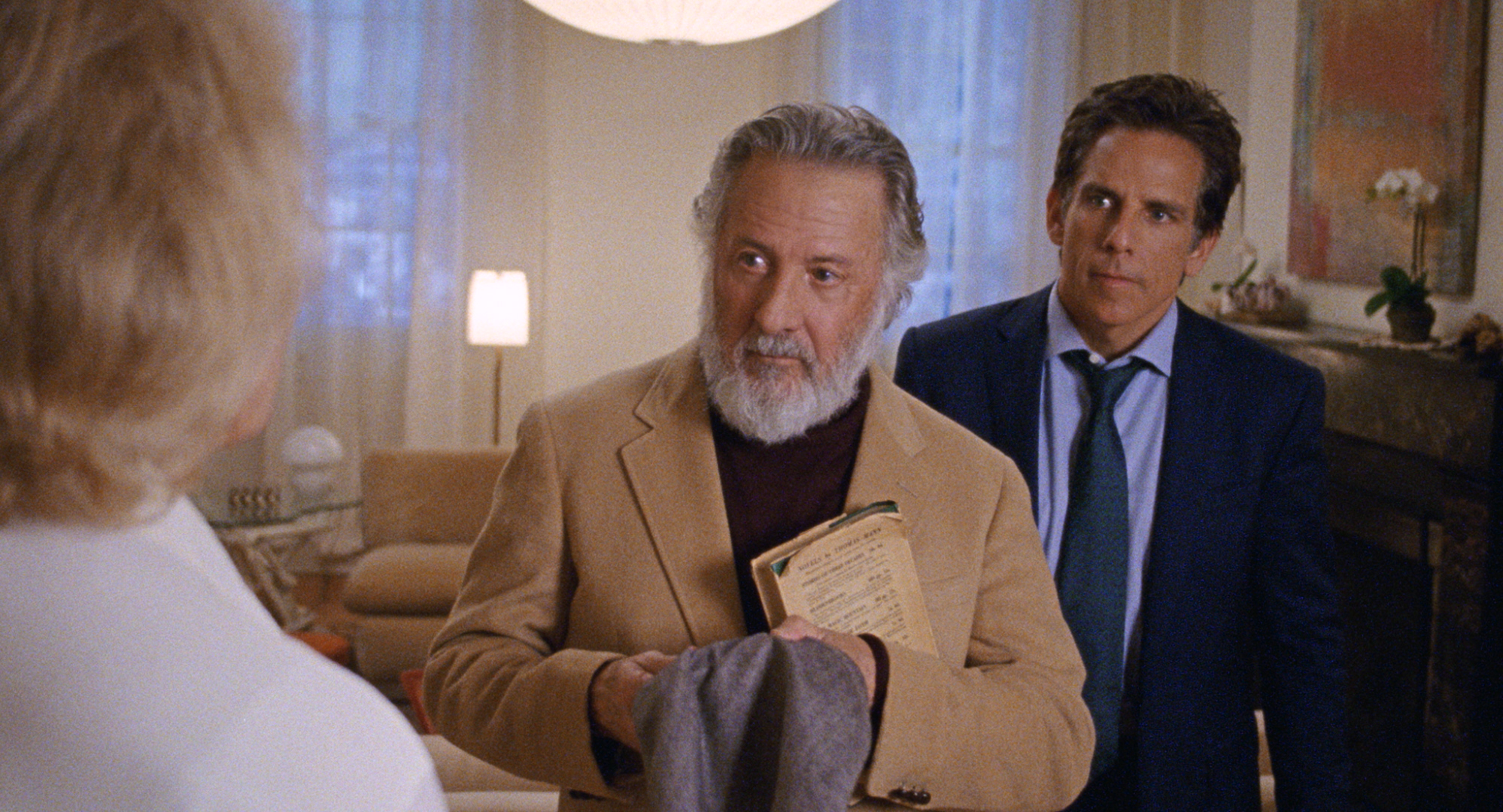 Dustin Hoffman and Ben Stiller in The Meyerowitz Stories (2017)