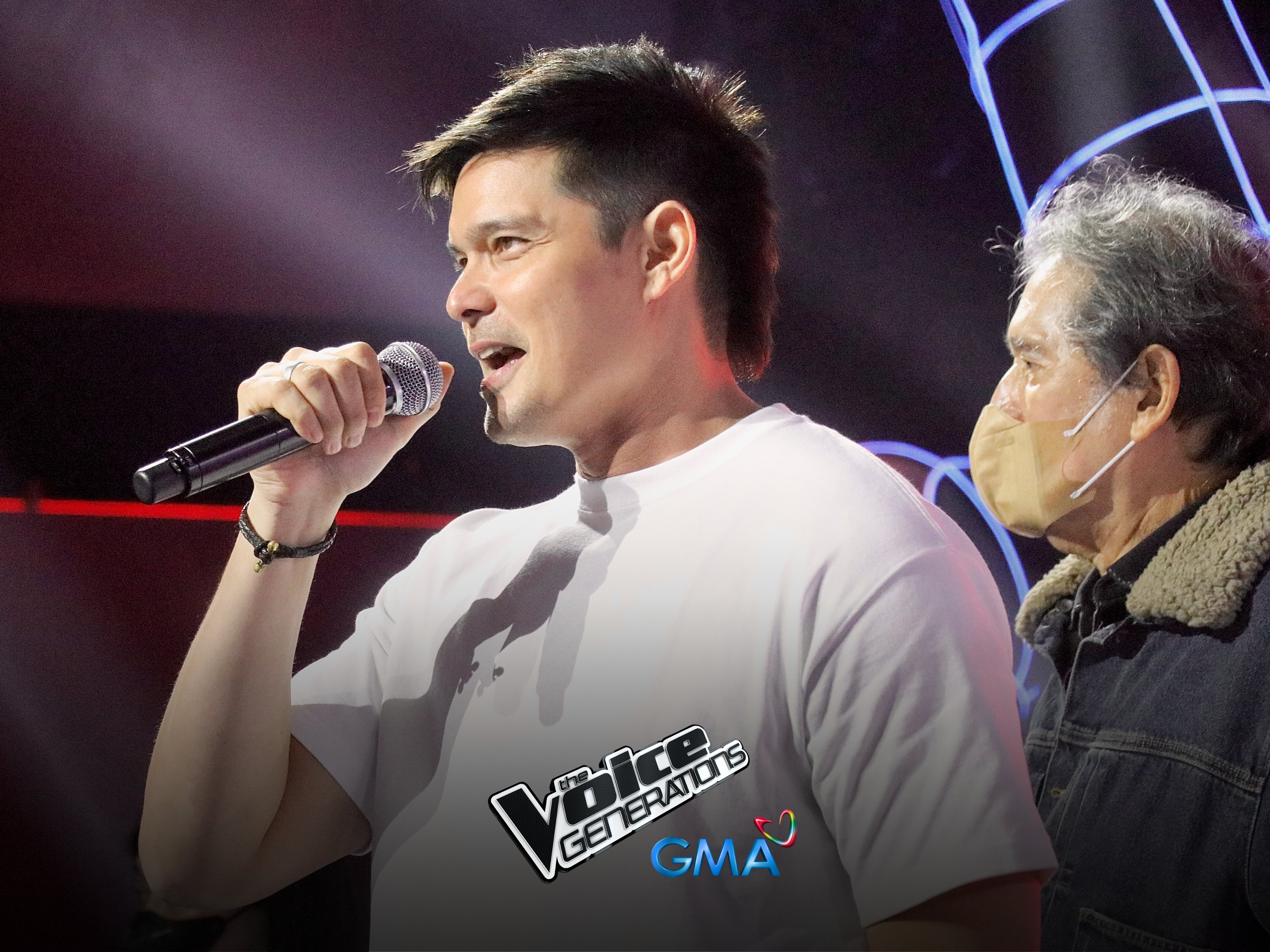 Dingdong Dantes and Johnny Manahan in The Voice Generations (2023)