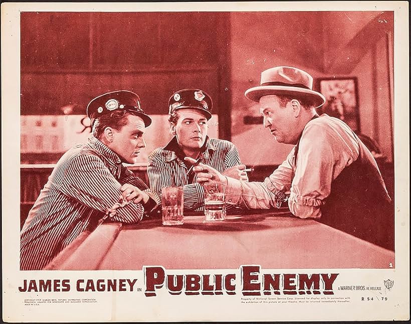 James Cagney, Robert Emmett O'Connor, and Edward Woods in The Public Enemy (1931)