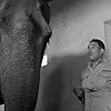 Victor McLaglen and Anna May the Elephant in Gunga Din (1939)