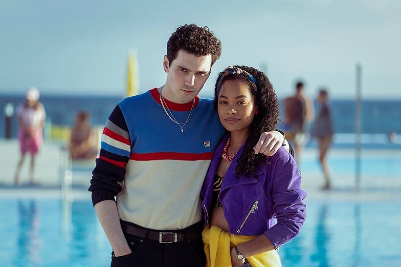 Tahirah Sharif and Jack Rowan in A Town Called Malice (2023)