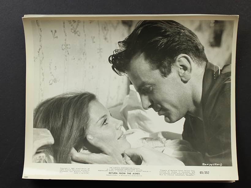 Maximilian Schell and Samantha Eggar in Return from the Ashes (1965)