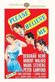 Deborah Kerr, Peter Lawford, Mark Stevens, and Robert Walker in Please Believe Me (1950)