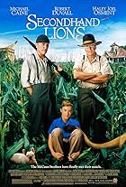 Michael Caine, Robert Duvall, and Haley Joel Osment in Secondhand Lions (2003)