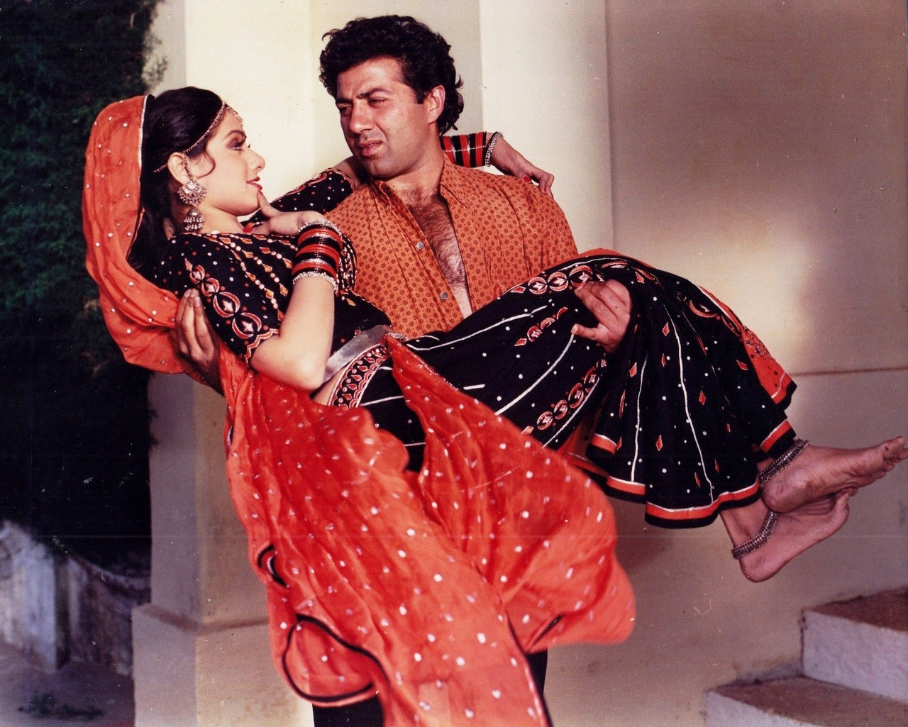 Sridevi and Sunny Deol in Nigahen: Nagina Part II (1989)