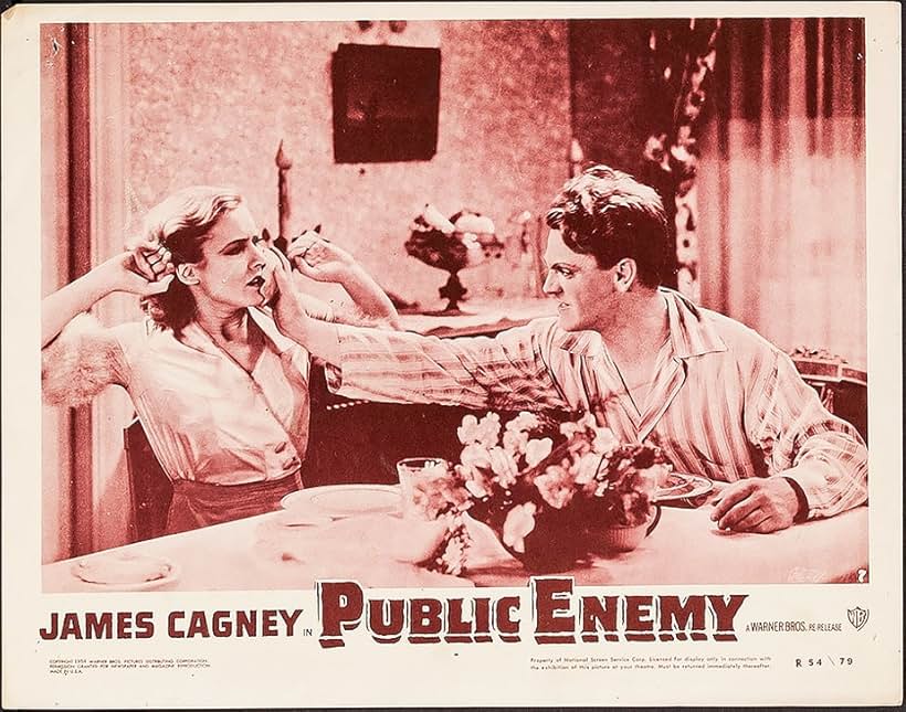 James Cagney and Mae Clarke in The Public Enemy (1931)