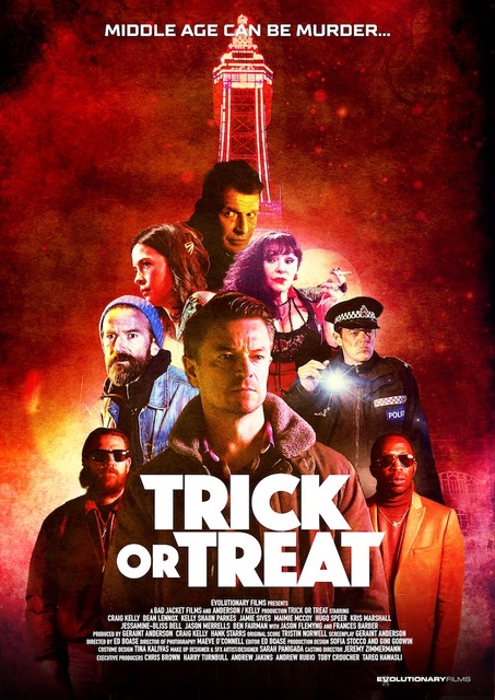 Jason Flemyng, Frances Barber, Craig Kelly, Dean Lennox Kelly, Kris Marshall, Shaun Parkes, and Jamie Sives in Trick or Treat (2019)