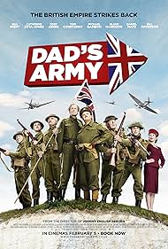 Catherine Zeta-Jones, Michael Gambon, Tom Courtenay, Toby Jones, Bill Nighy, Bill Paterson, Daniel Mays, and Blake Harrison in Dad's Army (2016)