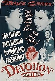 Olivia de Havilland, Sydney Greenstreet, Paul Henreid, and Ida Lupino in Devotion (1946)